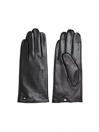 TOMMY HILFIGER | Gants en cuir | schwarz